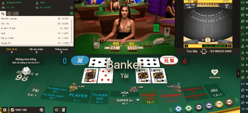 Baccarat online - Tựa game cá cược đẳng cấp, hấp dẫn 9 Một số sảnh game chính