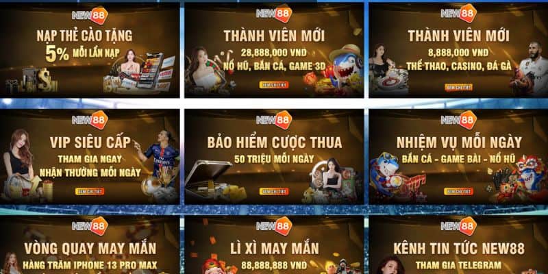 Bắn Cá New88 - Hướng Dẫn Tải Nhanh Chóng Và Luật Chơi 6 Có rất nhiều khuyến mãi dành cho game thủ bắn cá New88.