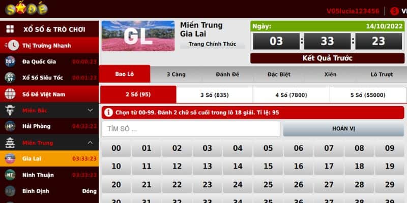 Hướng dẫn cách chơi lô đề miền Trung tại nhà cái New88