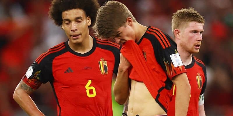 Bỉ thua sốc trước đại diện Châu Phi tại World Cup 2022 5 Trạng thái của đội tuyển Bỉ với bóng trước mặt đang lăn