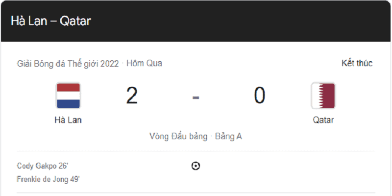 ĐT Hà Lan có chiến thắng nhẹ nhàng 2 sao trước chủ nhà Qatar 6 Nhận định trận đấu Hà Lan vs Qatar trước đó