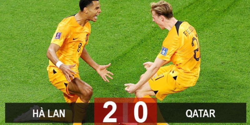 ĐT Hà Lan có chiến thắng nhẹ nhàng 2 sao trước chủ nhà Qatar 5 ĐT Hà Lan có chiến thắng nhẹ nhàng 2 sao trước chủ nhà Qatar để đứng đầu bảng A